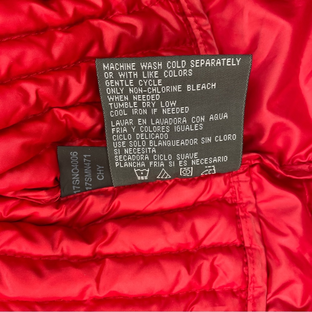 Kenneth Cole Reaction Women's Red Quilted Packable Puffer Jacket - Picture 16 of 16